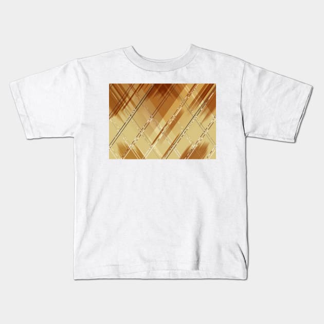 Diagonal stripes background 5 Kids T-Shirt by B&K